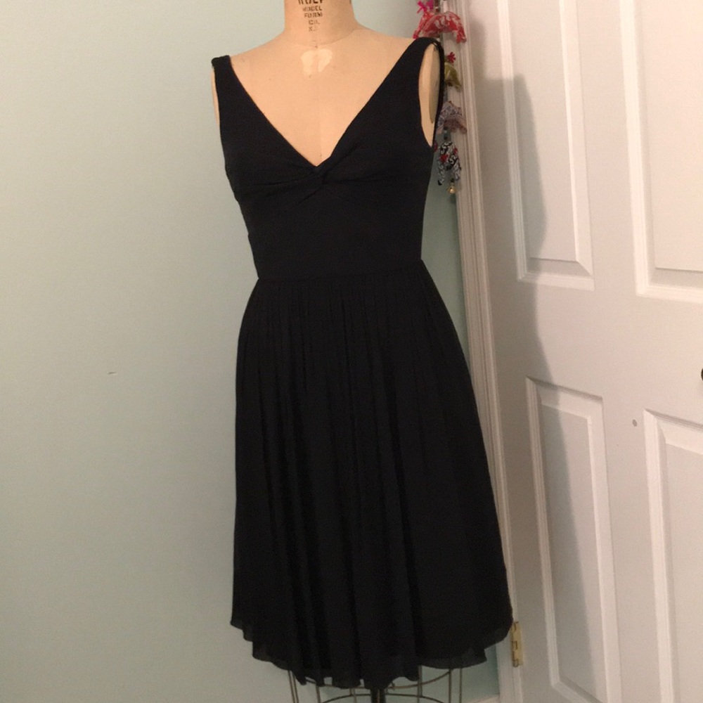 Classic Black JCrew A-line Dress